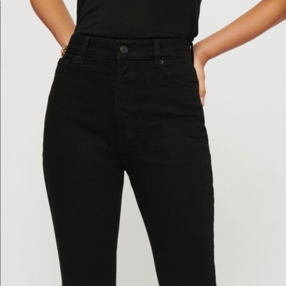 NWOT High Waisted Black Dynamite Jeans - Picture 1 of 6